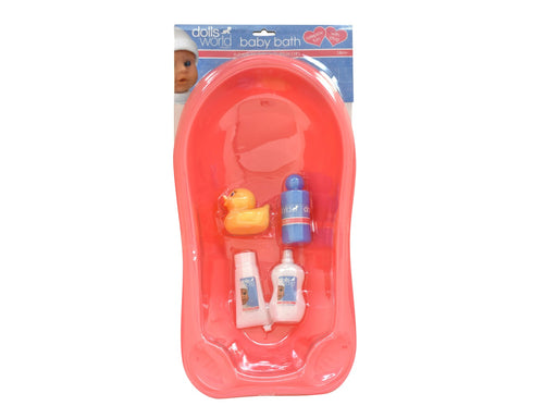 Dolls World Bathroom set including bathtub