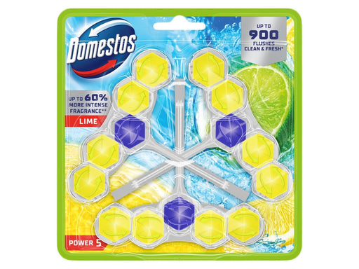 Domestos Power 5 - 3 x 50g - Lime