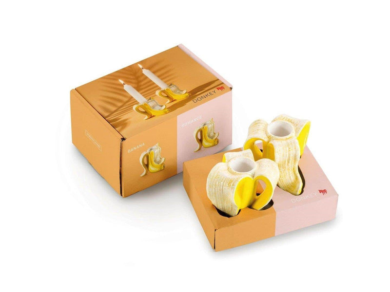 Donkey Candlestick - Banana Romance (2 pcs.) (210735)
