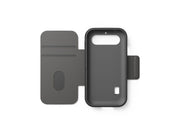 Doro Leva X10/L10/L11 - Wallet Case - Dark Grey