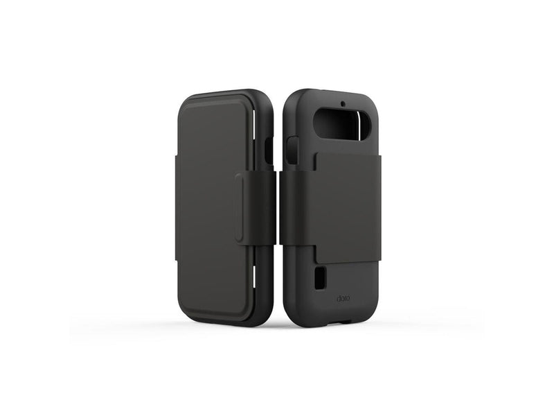 Doro Leva X10/L10/L11 - Wallet Case - Dark Grey