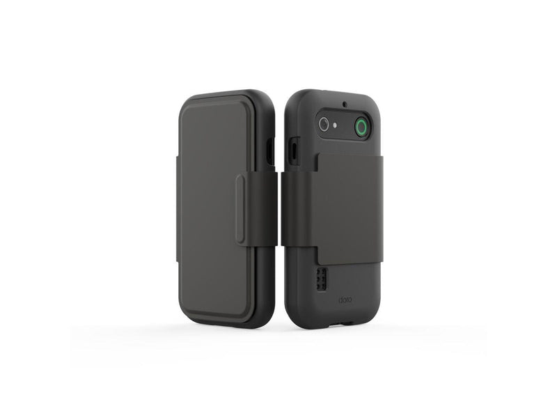 Doro Leva X10/L10/L11 - Wallet Case - Dark Grey