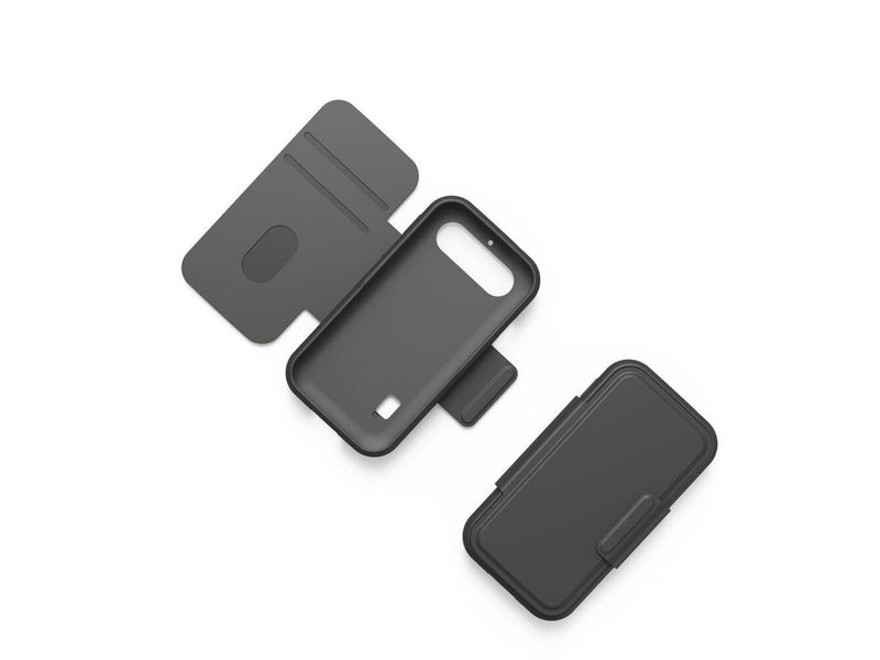 Doro Leva X10/L10/L11 - Wallet Case - Dark Grey