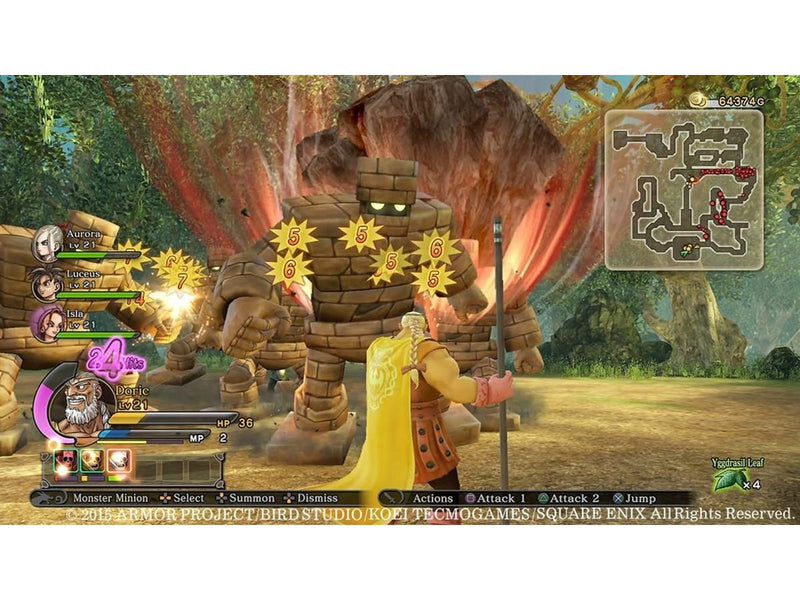 Dragon Quest Heroes: The World Tree's Woe and the Blight Below - Sony PlayStation 4 - RPG - PEGI 12