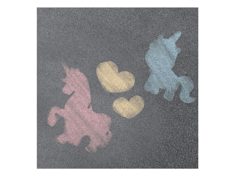 Dream Horse Sidewalk Chalk Unicorn with Templates 10 pcs.
