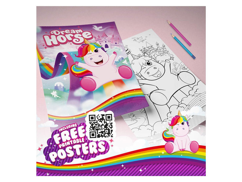 Dream Horse Umbrella with Unicorns ⌀ 80 cm