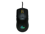 Ducky Feather DMFE20O - mouse - USB 2.0 - Maus (Schwarz)