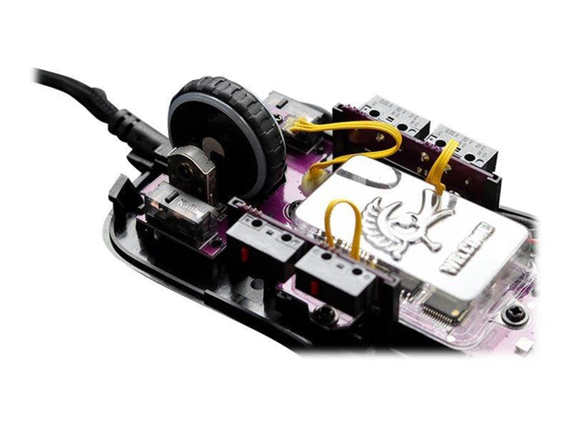 Ducky Feather DMFE20O - mouse - USB 2.0 - Maus (Schwarz)