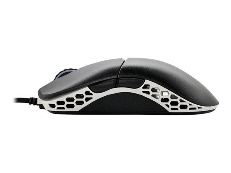 Ducky Feather DMFE20O - mouse - USB 2.0 - Maus (Schwarz)