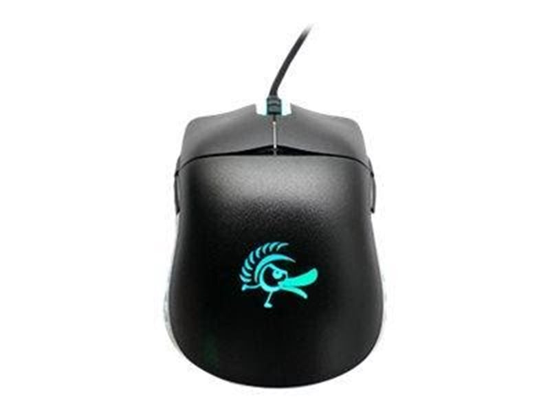 Ducky Feather DMFE20O - mouse - USB 2.0 - Maus (Schwarz)
