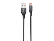 Dudao 3A 30W L3SL USB-A - Lightning Cable Braided 1.2m - Black