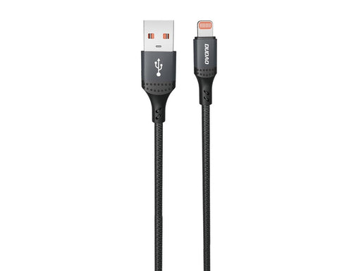 Dudao 3A 30W L3SL USB-A - Lightning Cable Braided 1.2m - Black