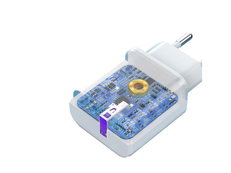Dudao A20EU USB-A 18W network charger - white