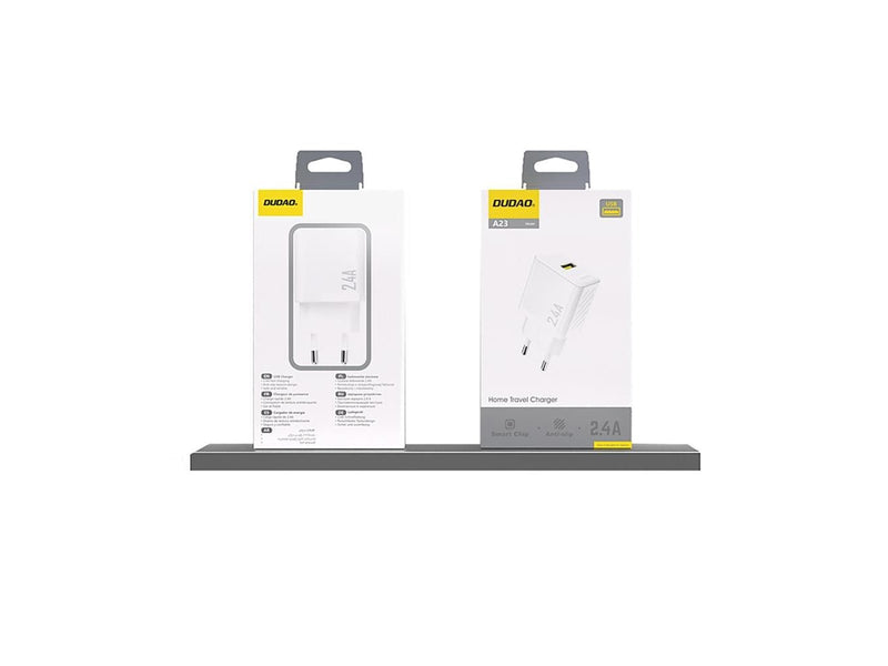 Dudao A23 2.4A USB-A Charger - White