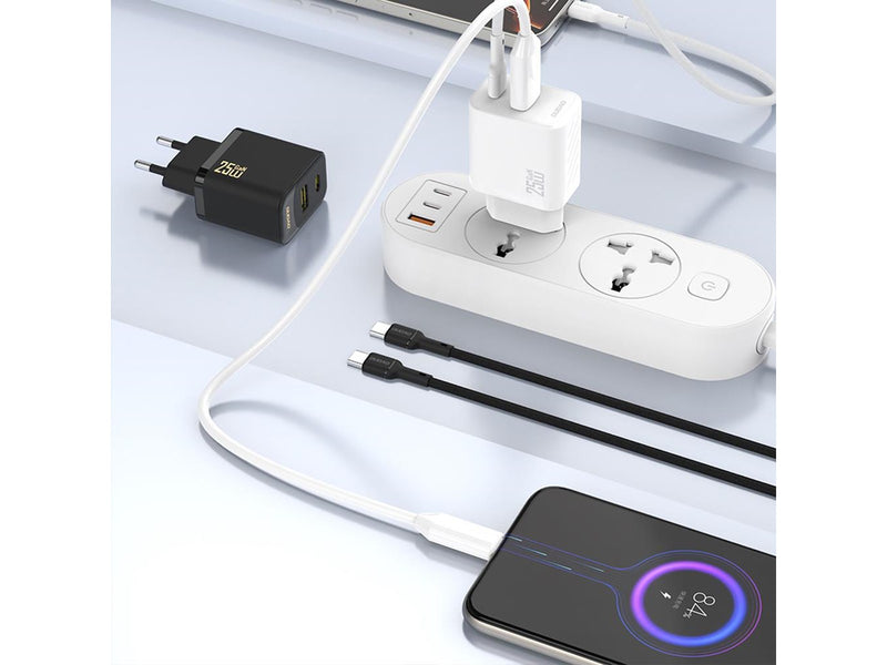 Dudao A27 25W GaN USB-C Wall Charger - Black