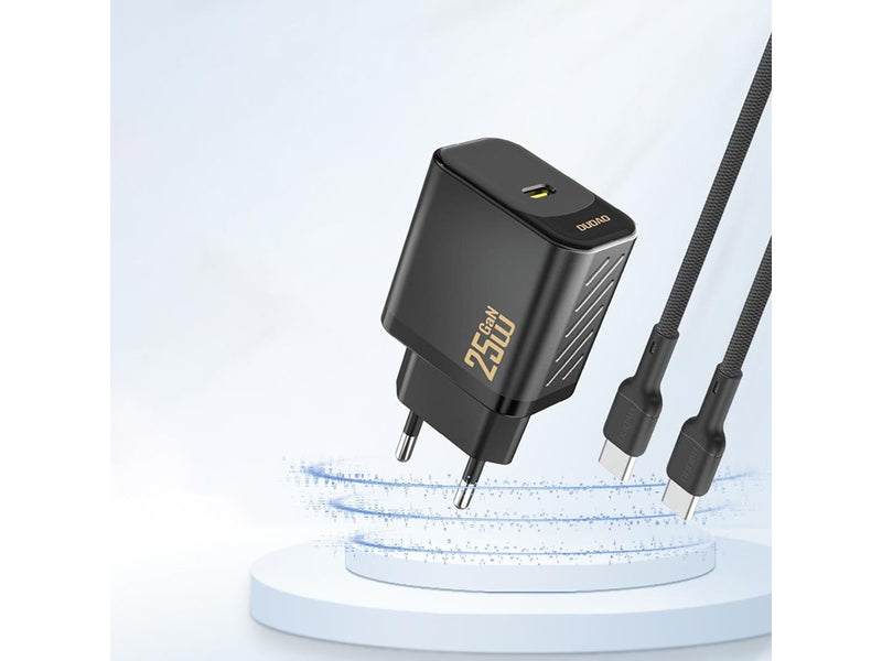 Dudao A27 25W GaN USB-C Wall Charger - Black