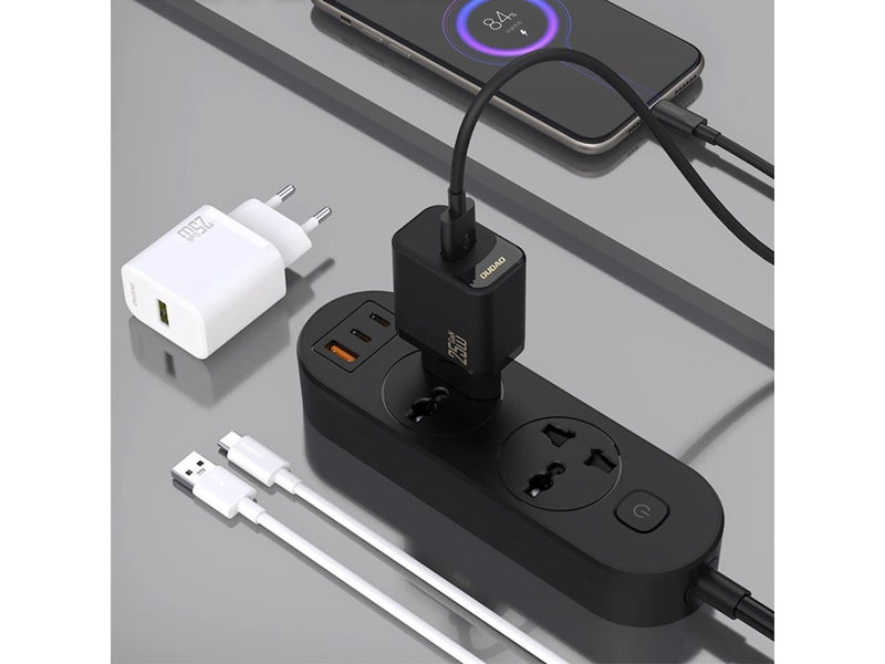 Dudao A27S 25W GaN USB-A Charger - White