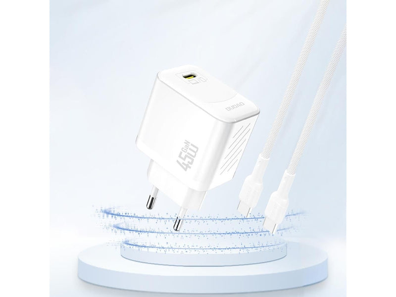 Dudao A28 45W GaN USB-C Wall Charger - White