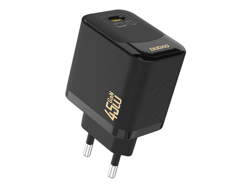 Dudao A28C 45W GaN Wall Charger + USB-C Cable - Black
