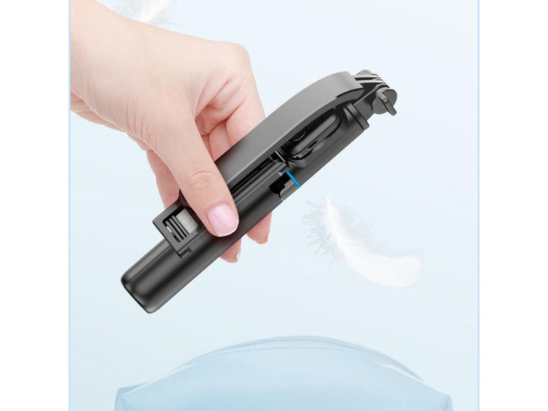 Dudao F18S 4in1 Selfie Stick Folding Tripod with Remote Control - Black