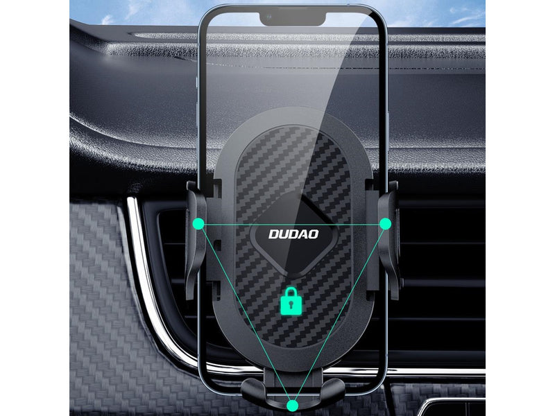 Dudao F2+ Smartphone Holder for Clamp Air Vent - Black