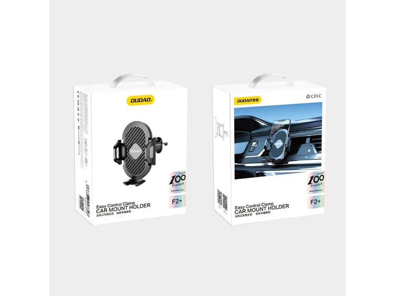 Dudao F2+ Smartphone Holder for Clamp Air Vent - Black