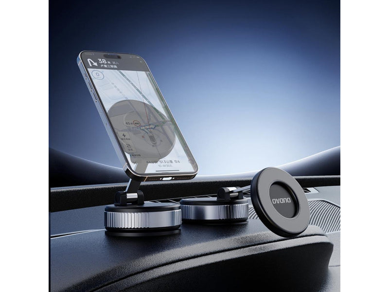 Dudao F24PRO MagSafe Compatible Car Mount with Suction Cup for Windshield or Dashboard - Black