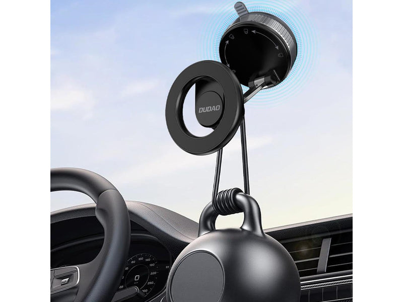 Dudao F24X MagSafe Compatible Car Mount with Suction Cup - Black