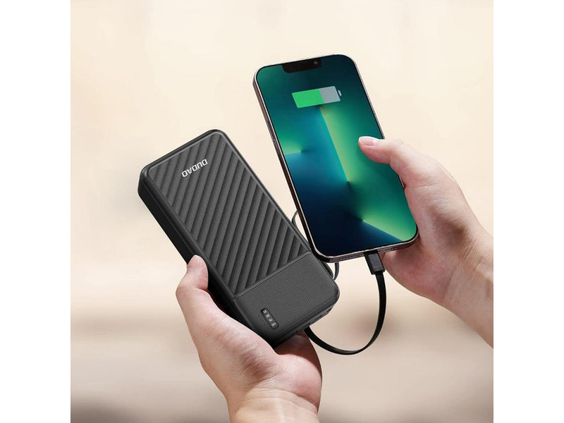 Dudao K11 Max Powerbank with Built-in Cables - 30000 mAh