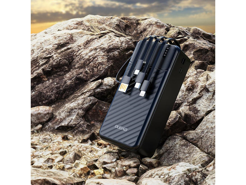 Dudao K11 Max Powerbank with Built-in Cables - 30000 mAh