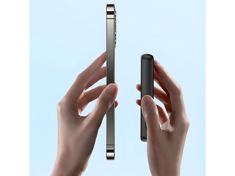 Dudao K14S Magnetic Power Bank 20W 5000mAh 1x USB-A 1x USB-C - Black - 5000 mAh