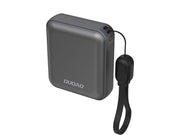 Dudao K22+ Ultra-Compact Power Bank 10000mAh 22.5W USB-C with Pendant/Cable - Grey - 10000 mAh