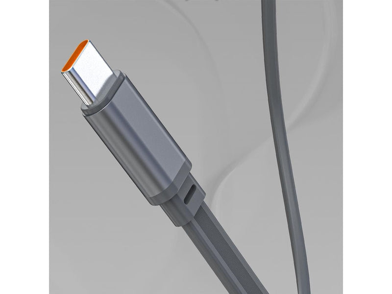 Dudao K31 Pro 45W 20000mAh Power Bank with Built-in Retractable USB-C Cable - Gray - 20000 mAh