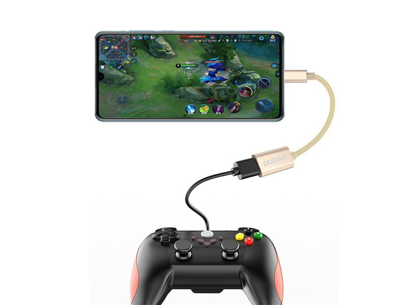 Dudao  L15T OTG Adapter USB-C - USB-A - Gray