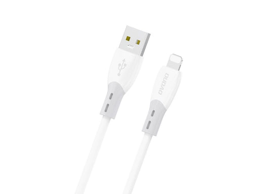 Dudao L25SL 30W USB-A - Lightning Cable with Soft Silicone Braid 1m - White