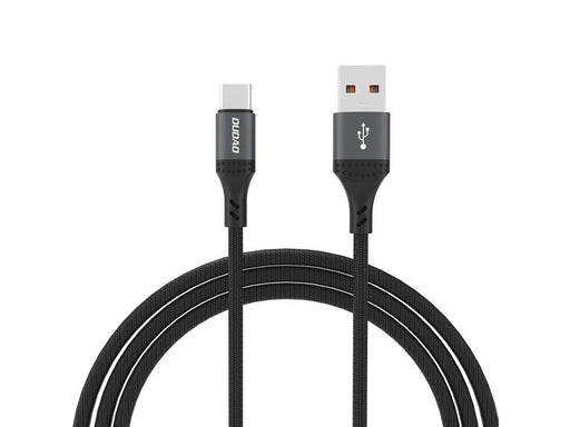 Dudao L3ST USB-A - USB-C 5A Cable 1.2m Braided - Black
