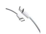 Dudao L6C USB-C - USB-C PD cable 30W 1m - light blue