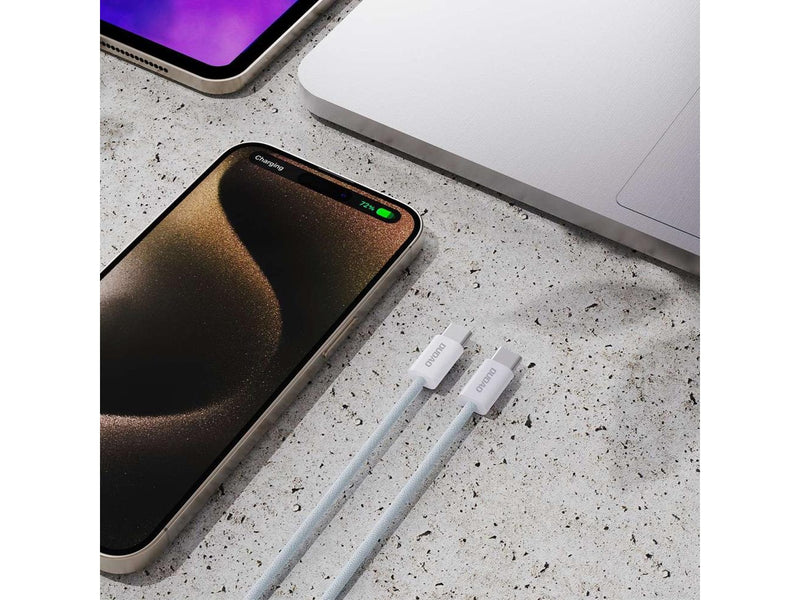 Dudao L6C USB-C - USB-C PD cable 30W 1m - light blue
