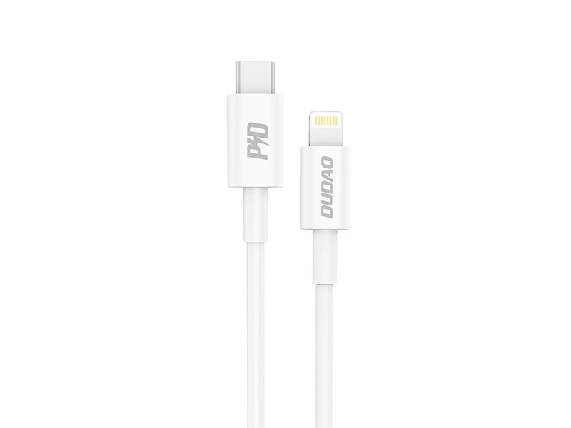 Dudao L6X USB-C - Lightning PD 20W 1m Cable - White