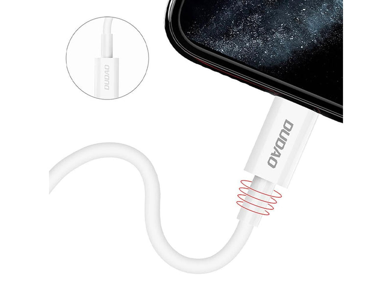 Dudao L6X USB-C - Lightning PD 20W 1m Cable - White