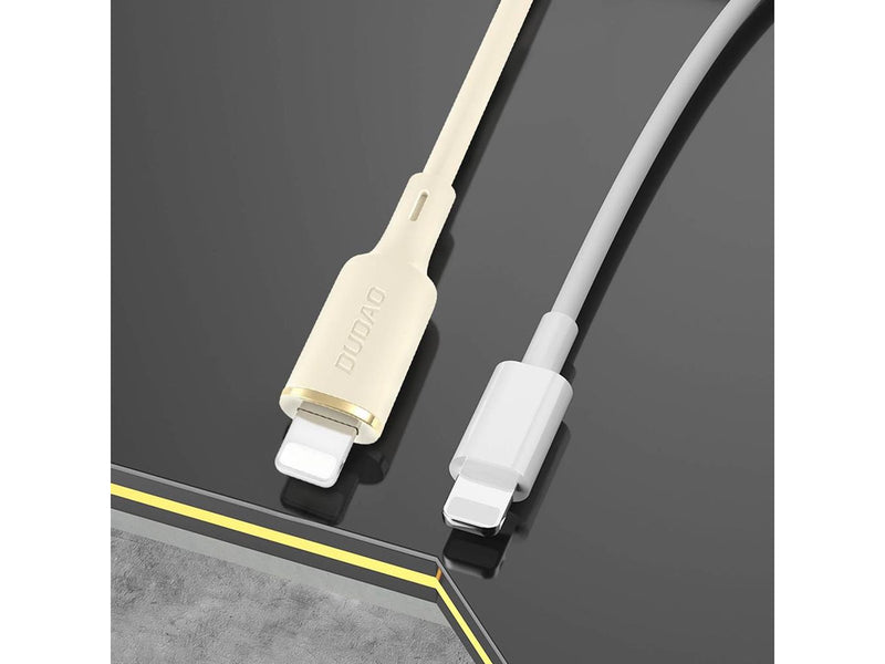 Dudao L7SCL USB-C - Lightning 30W 2m cable - beige