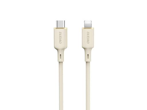 Dudao  L7SCL USB-C - Lightning cable 30W 1m - beige