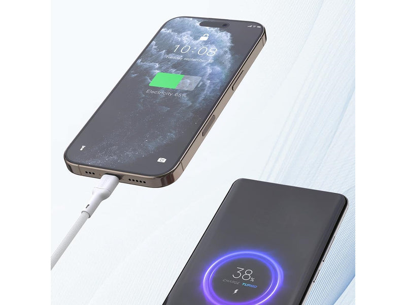 Dudao  L9C Max 240W PD USB-C - USB-C 2m Cable - White