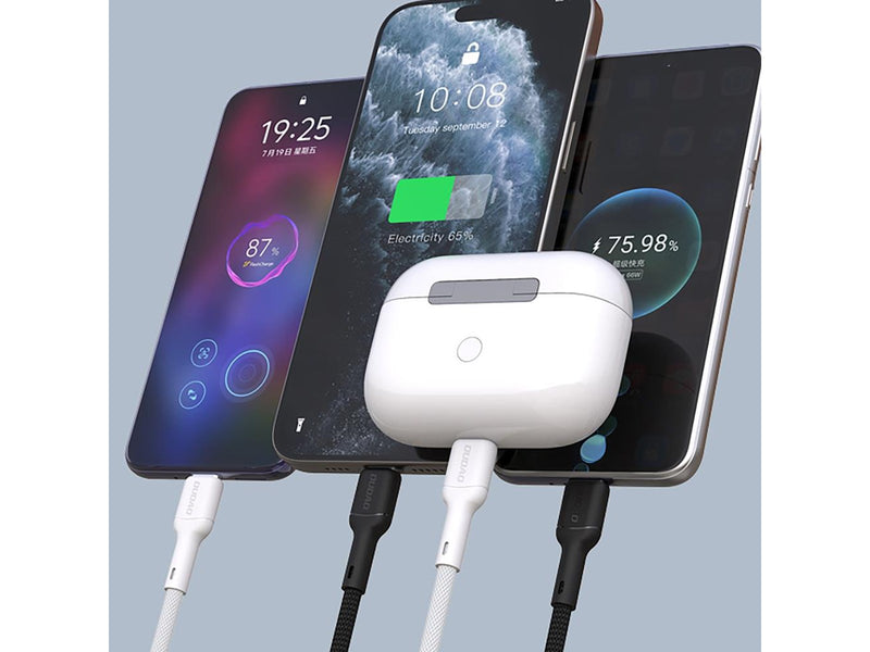Dudao  L9X 30W USB-C - Lightning Cable 1m - Black