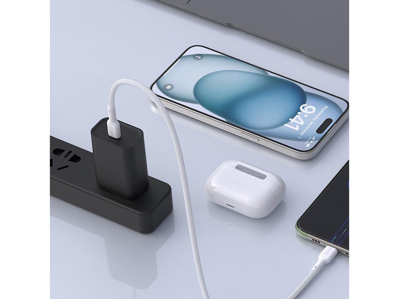 Dudao  L9X 30W USB-C - Lightning Cable 2m - White