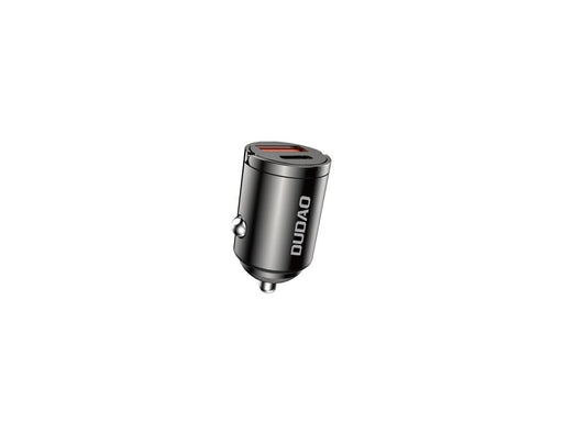 Dudao R3MAX 48W QC PD mini car charger - black