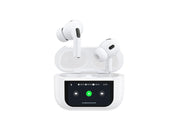 Dudao U19 in-ear TWS wireless Bluetooth 5.3 headphones with LED display - white