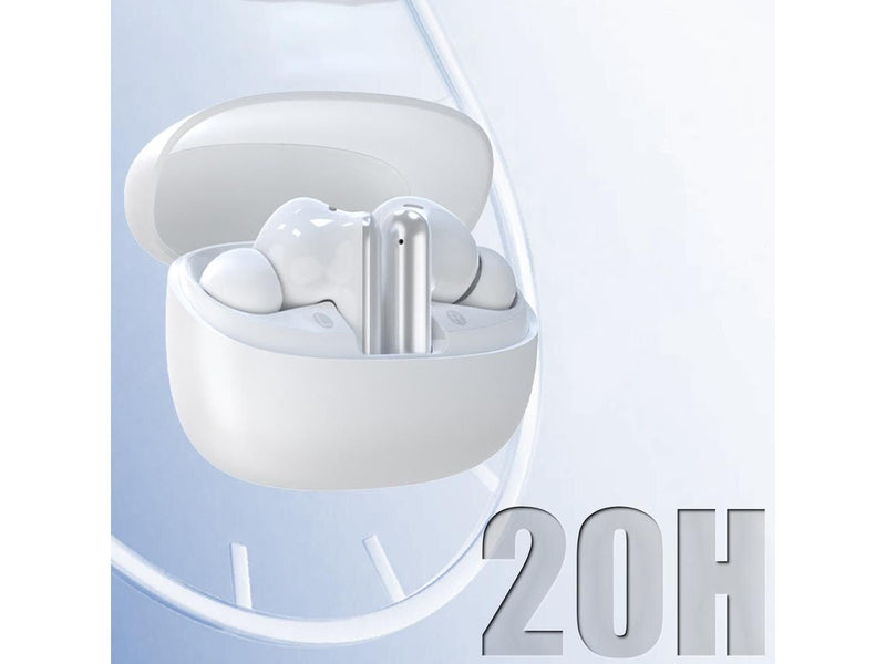 Dudao U21 TWS ANC ENC Bluetooth Wireless Headphones - White