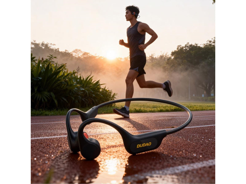 Dudao  U22 Headband Bluetooth 5.2 Bone Conduction Headband - Black