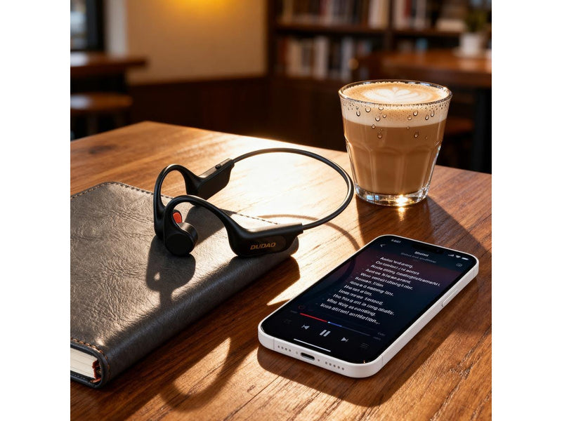 Dudao  U22 Headband Bluetooth 5.2 Bone Conduction Headband - Black